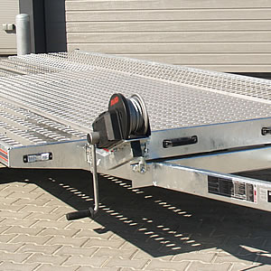 Autotransporter platform. Aluminum Lohr surface (option).