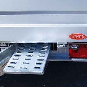 Loading traps placed in storage compartments on the light bar (optional).