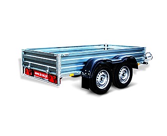Flat bed trailer ECO 2.25